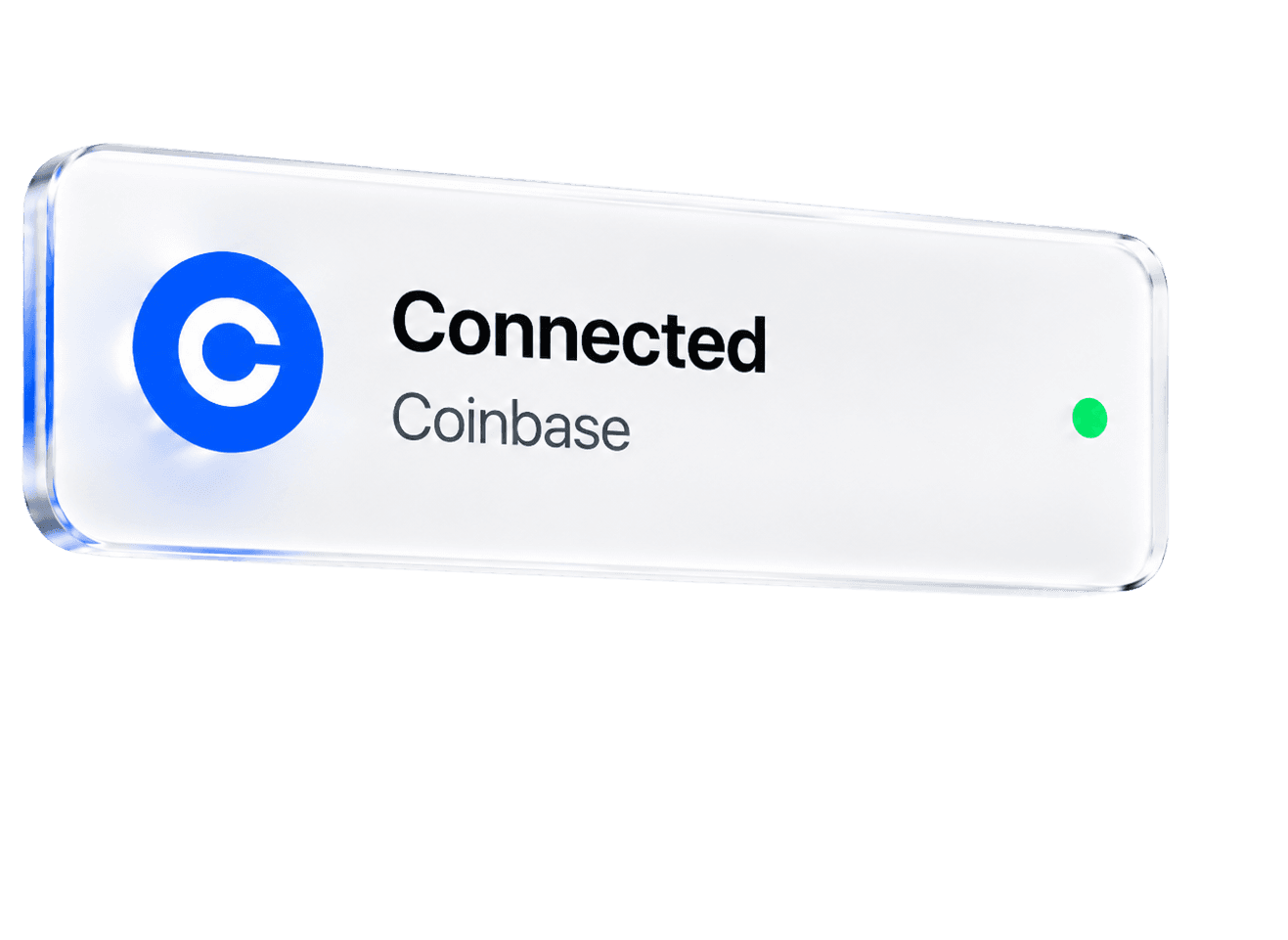 Coinbase account connected